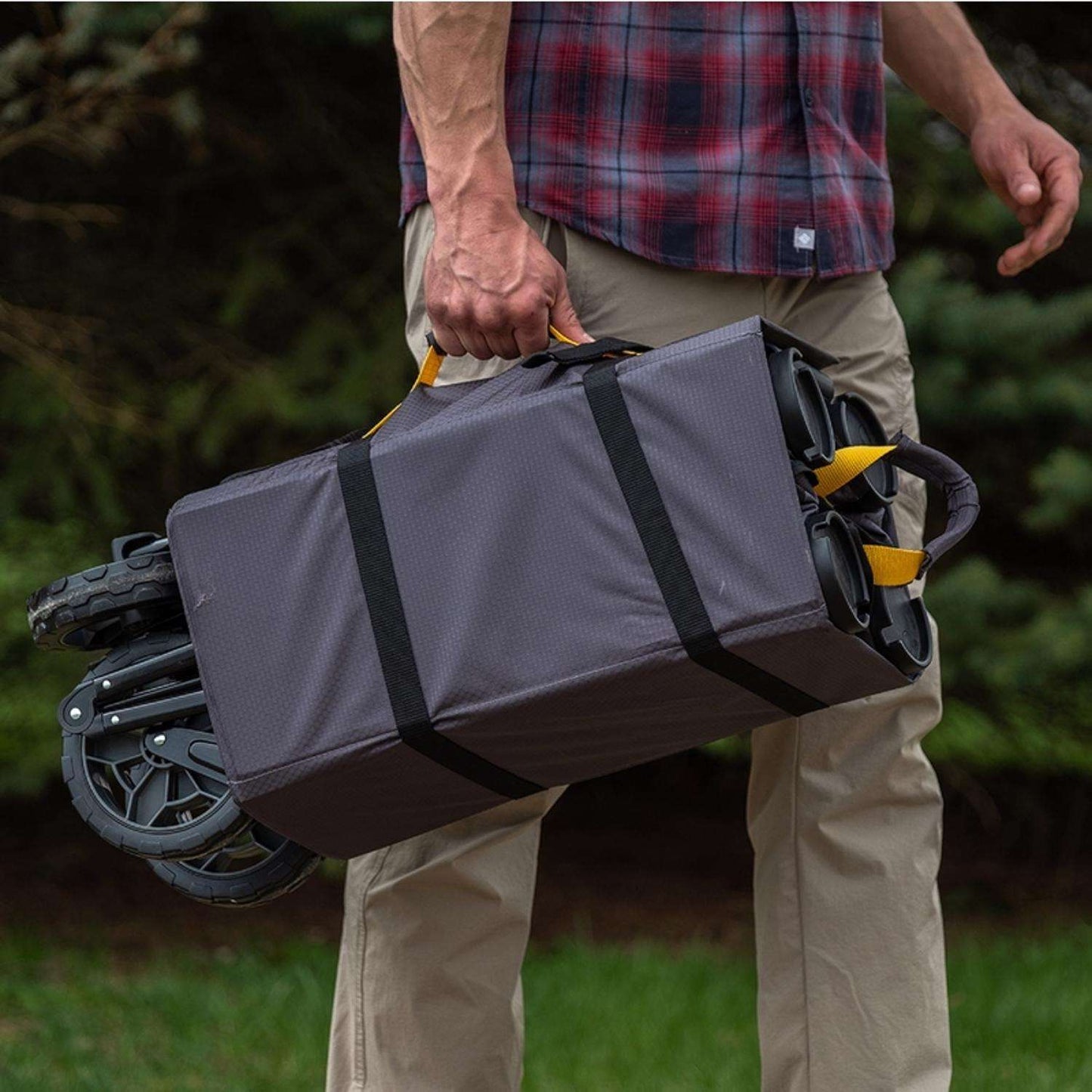  Gorilla Carts Polyester Fabric Folding Utility Wagon 150 Lb. Cap.