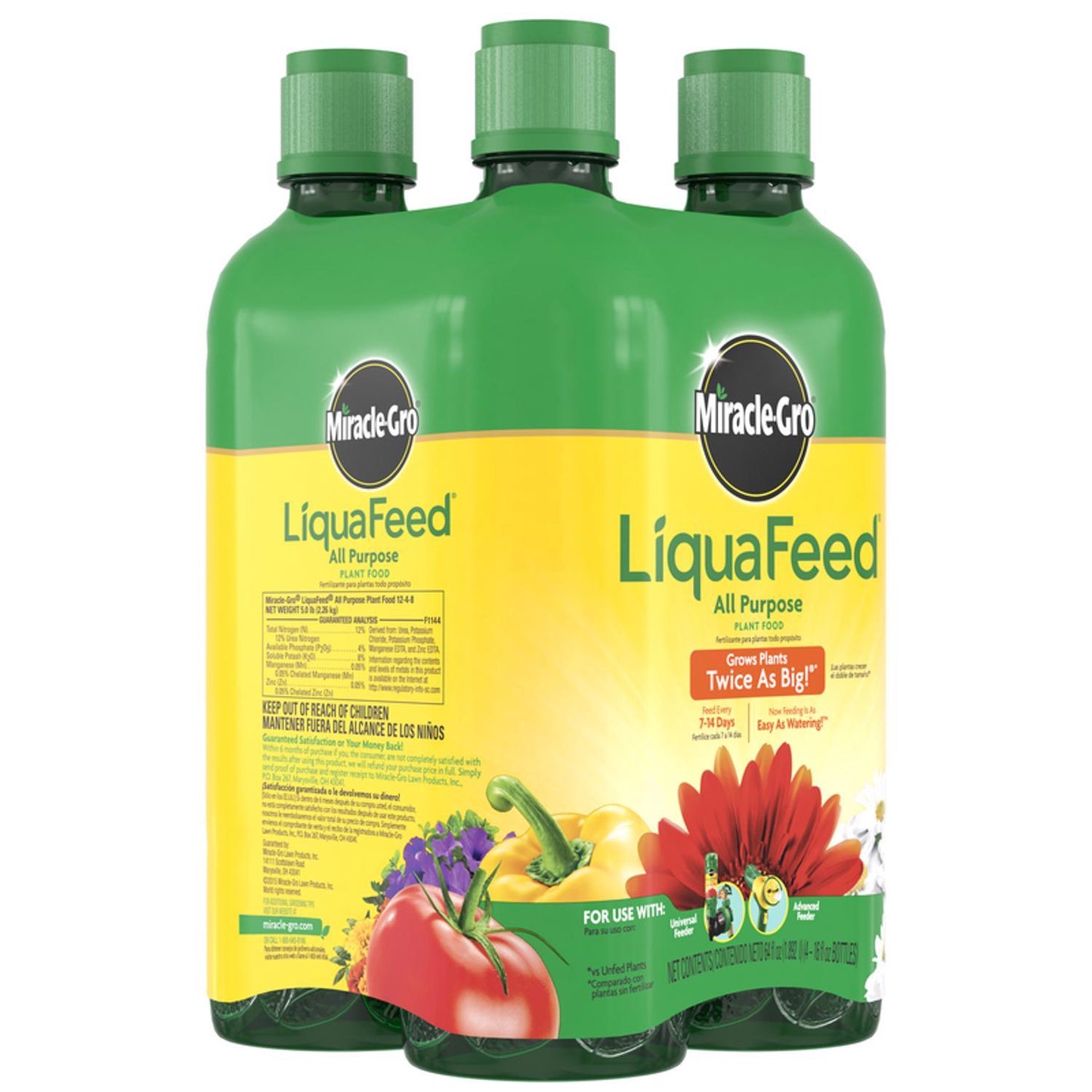  Miracle-Gro LiquaFeed Liquid Plant Food 16 Oz