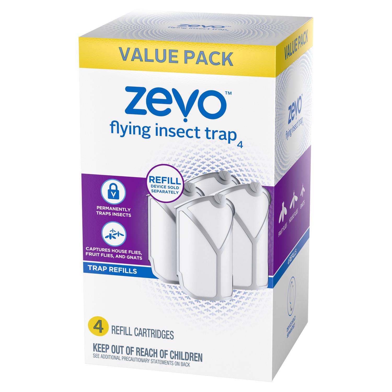  Zevo Value Pack Refills Flying Insect Trap
