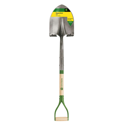  John Deere 42 In. Steel Digging Shovel Wood Handle