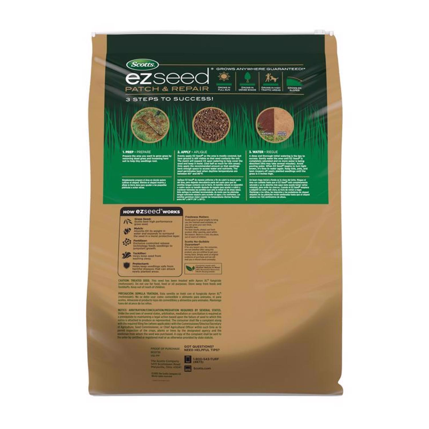  Scotts EZ Seed Mixed Sun Or Shade Grass Spot Repair Mix 20 Lb