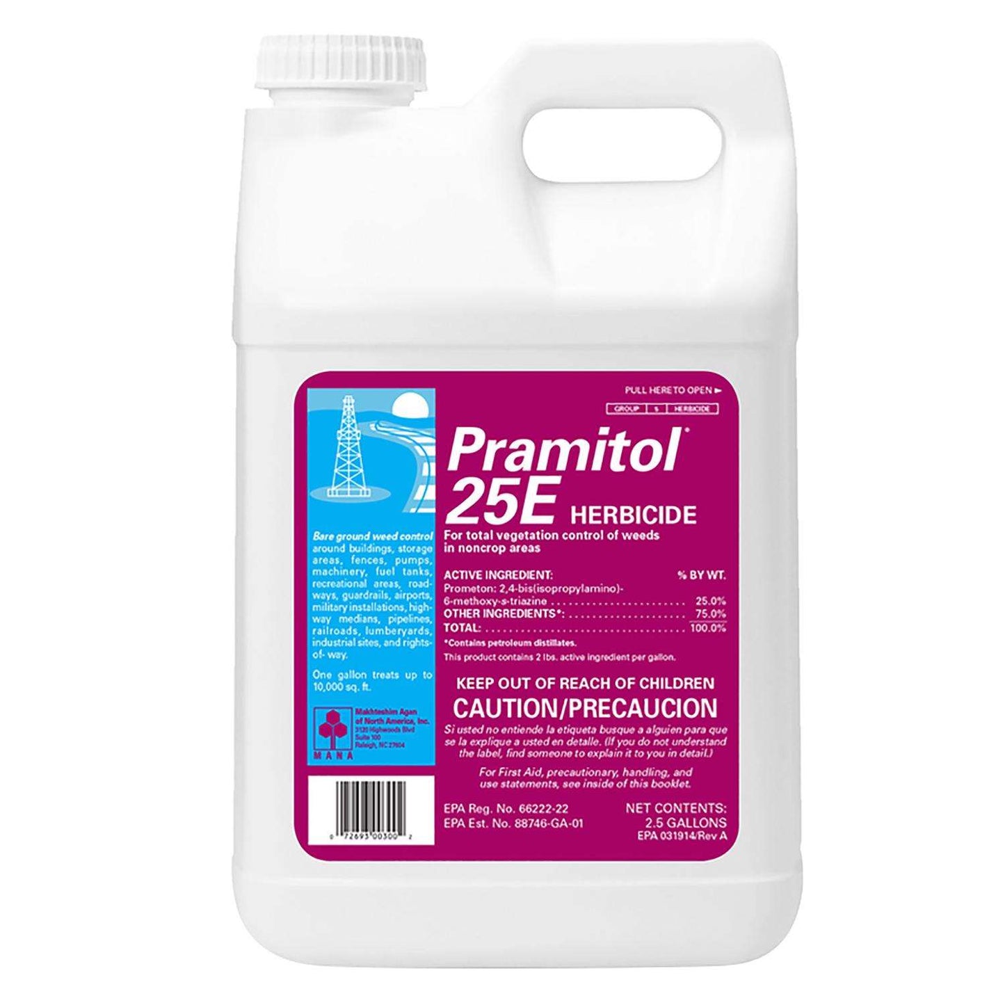  Martin's Pramitol 25E Vegetation Herbicide Concentrate 2.5 Gal