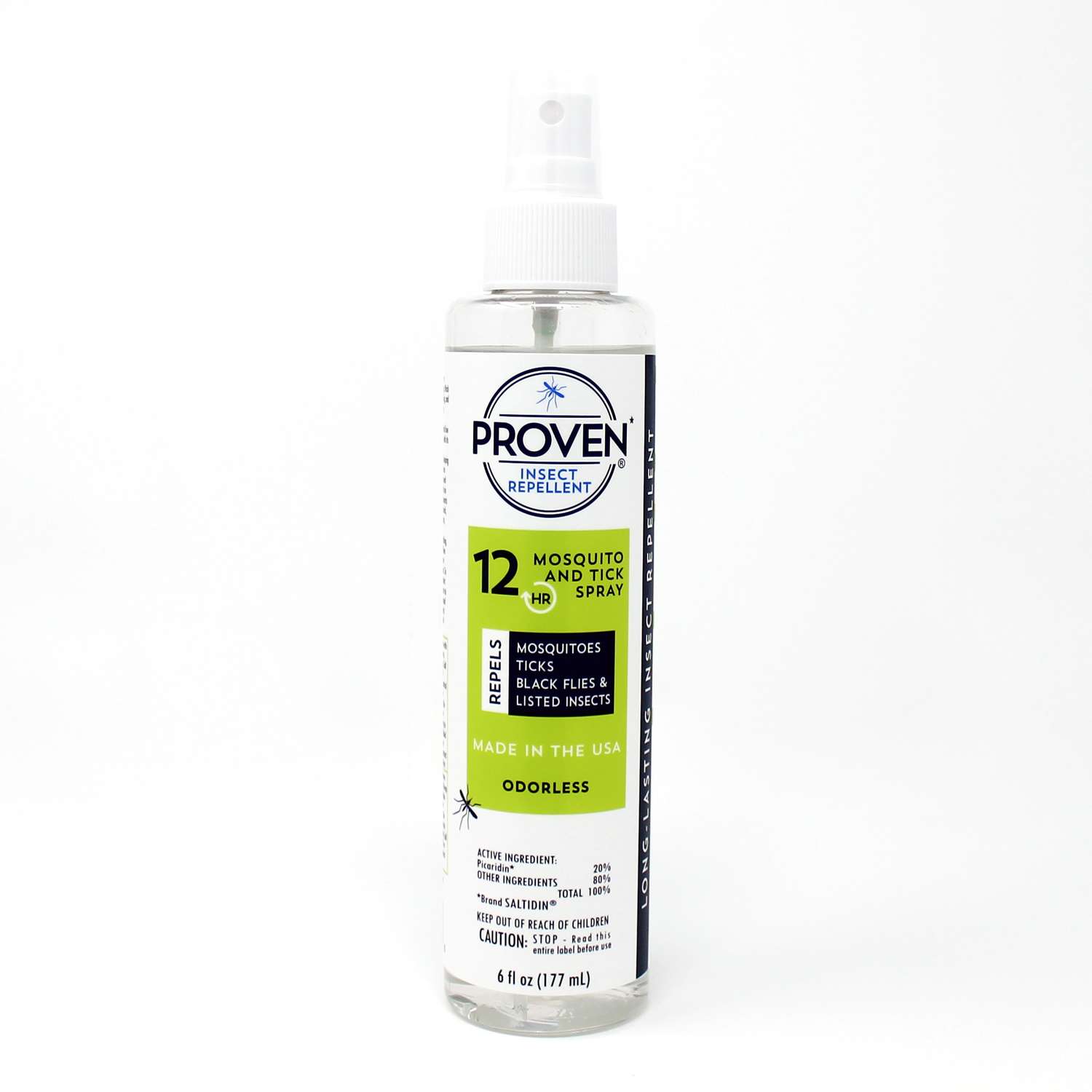  Proven Insect Repellent Liquid For Mosquitoes/Ticks 6 Oz