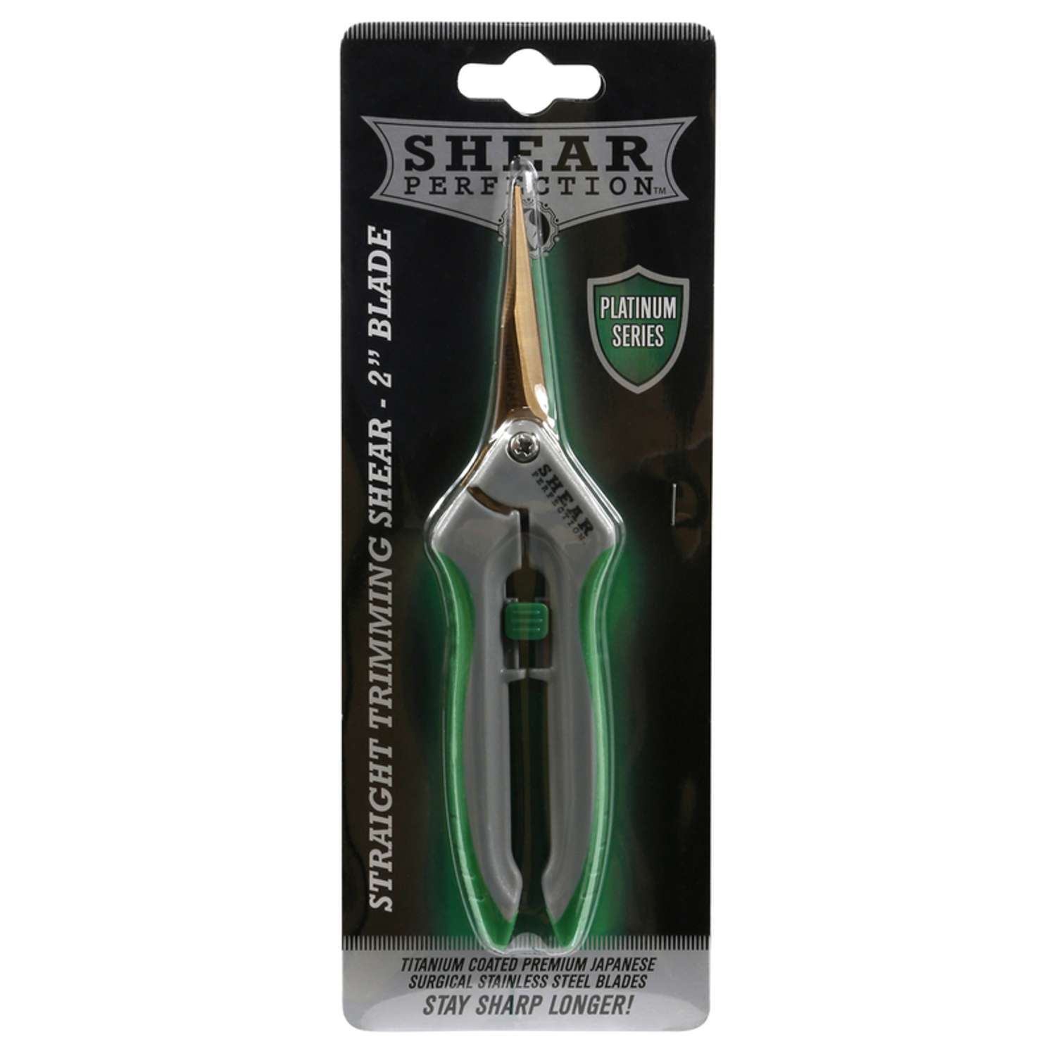  Shear Perfection Platinum Stainless Steel Straight Edge Trimming Shear