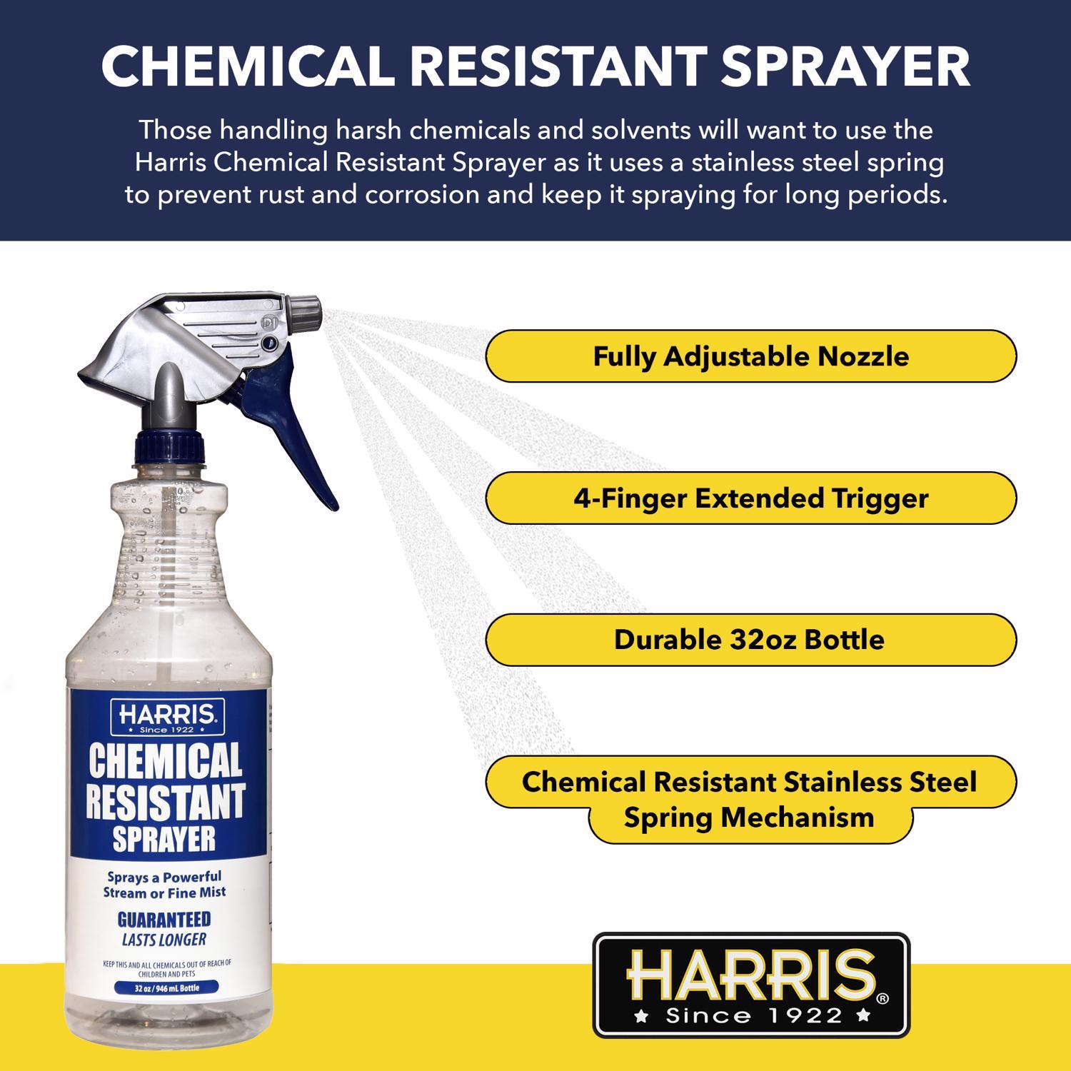  Harris Chemical Resistant 32 Oz Mister/Sprayer Spray Bottle