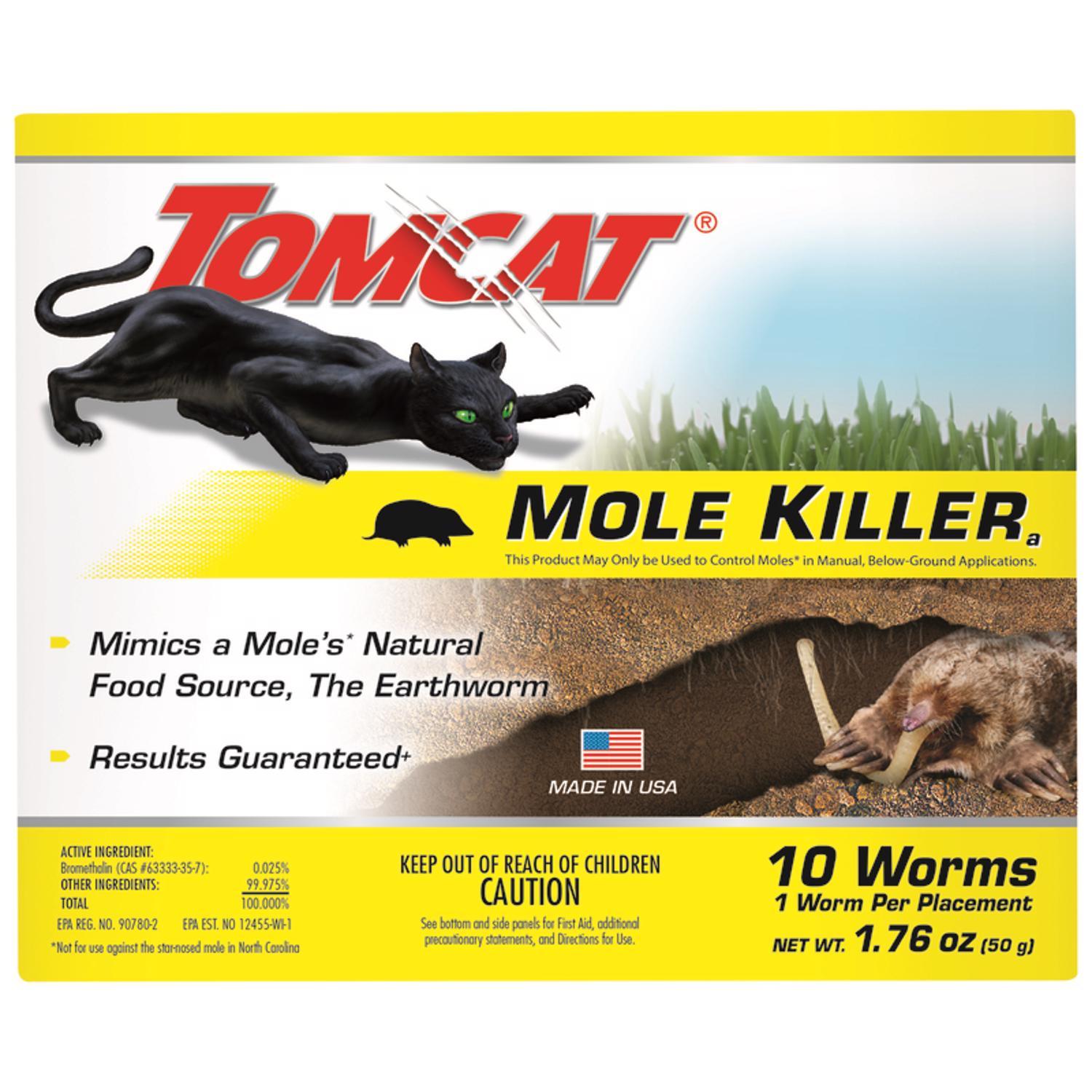  Tomcat Bait Worms For Moles 10 Pk