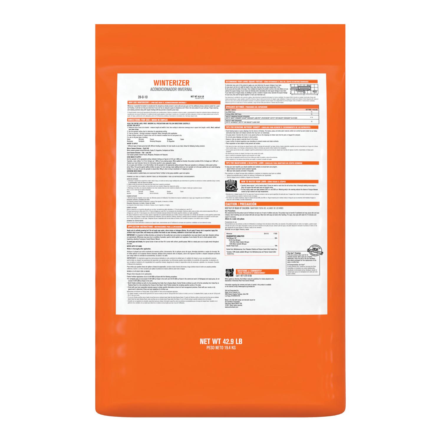  Ace Winterizer All-Purpose Lawn Fertilizer For All Grasses 15000 Sq Ft