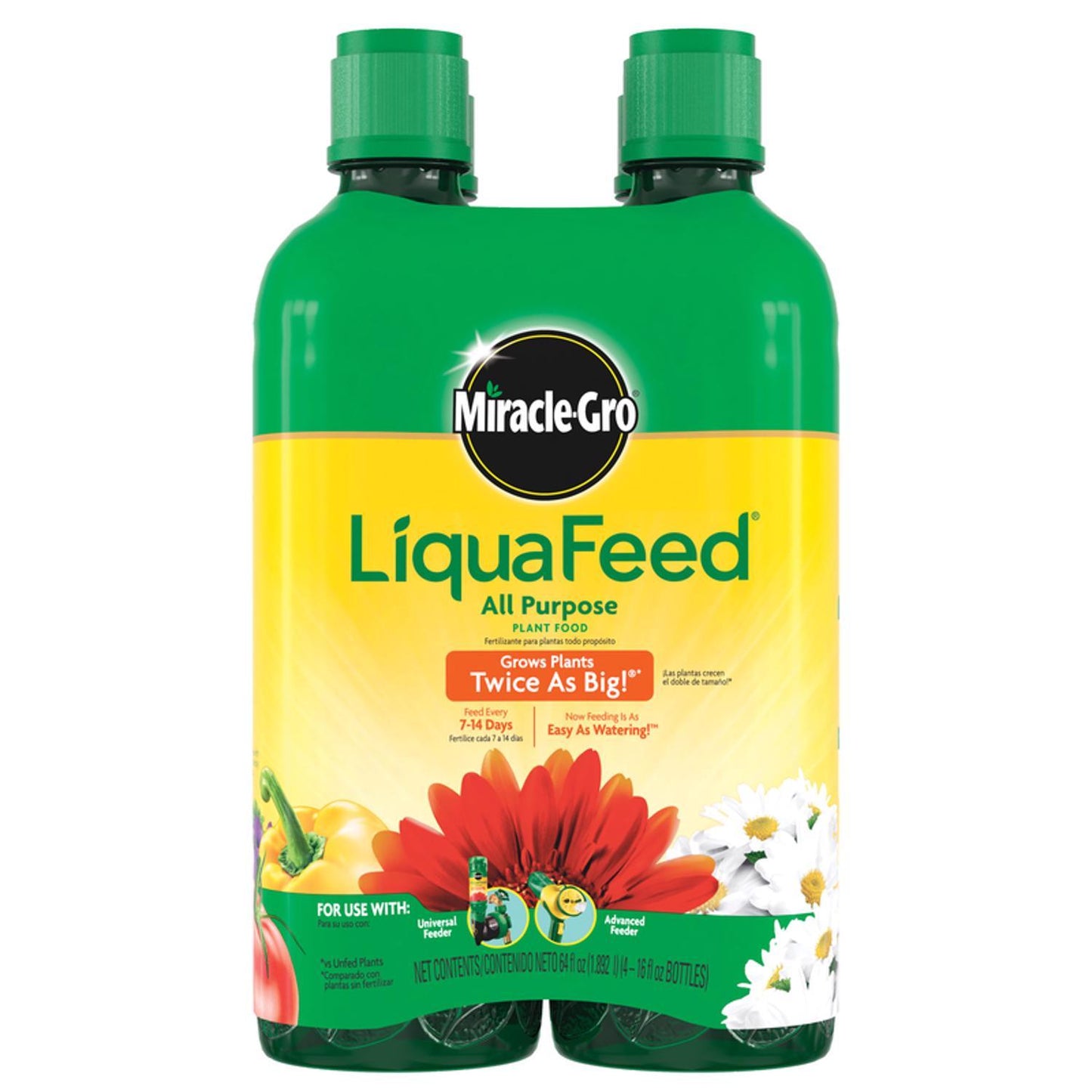  Miracle-Gro LiquaFeed Liquid Plant Food 16 Oz