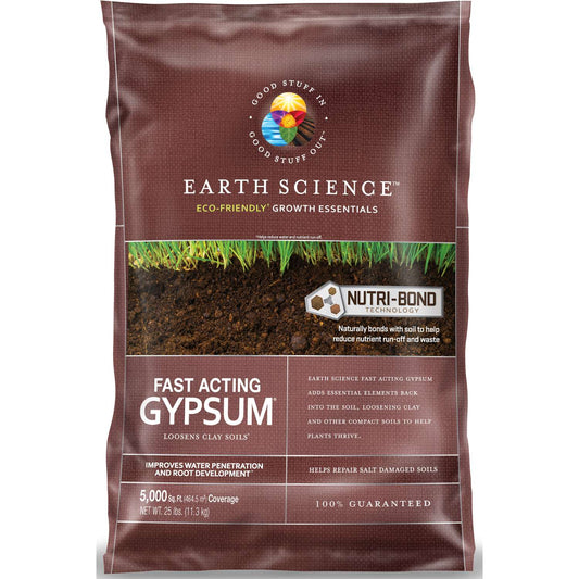  Earth Science Gypsum 5000 Sq Ft 25 Lb
