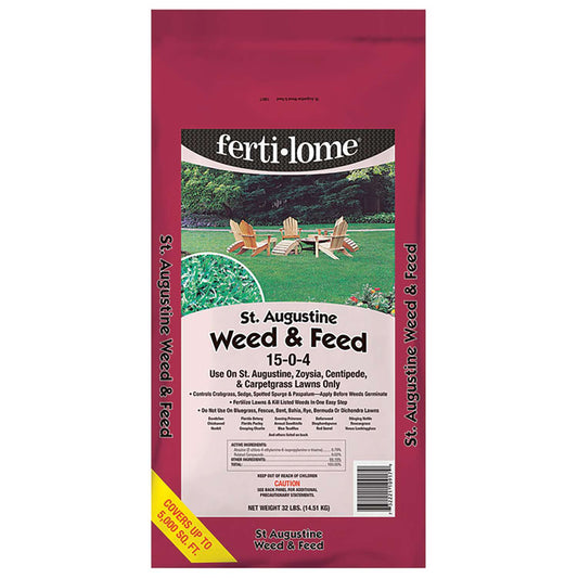  Ferti-lome Weed & Feed Lawn Fertilizer For St. Augustine Grass 5000 Sq Ft