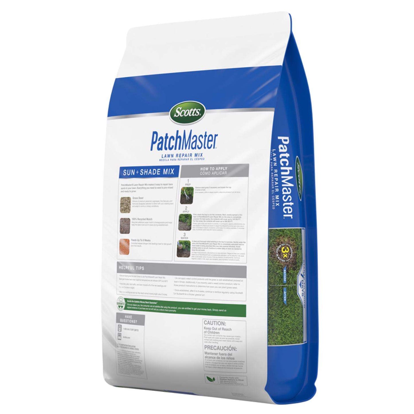  Scotts PatchMaster Mixed Sun Or Shade Grass Spot Repair Seed 10 Lb