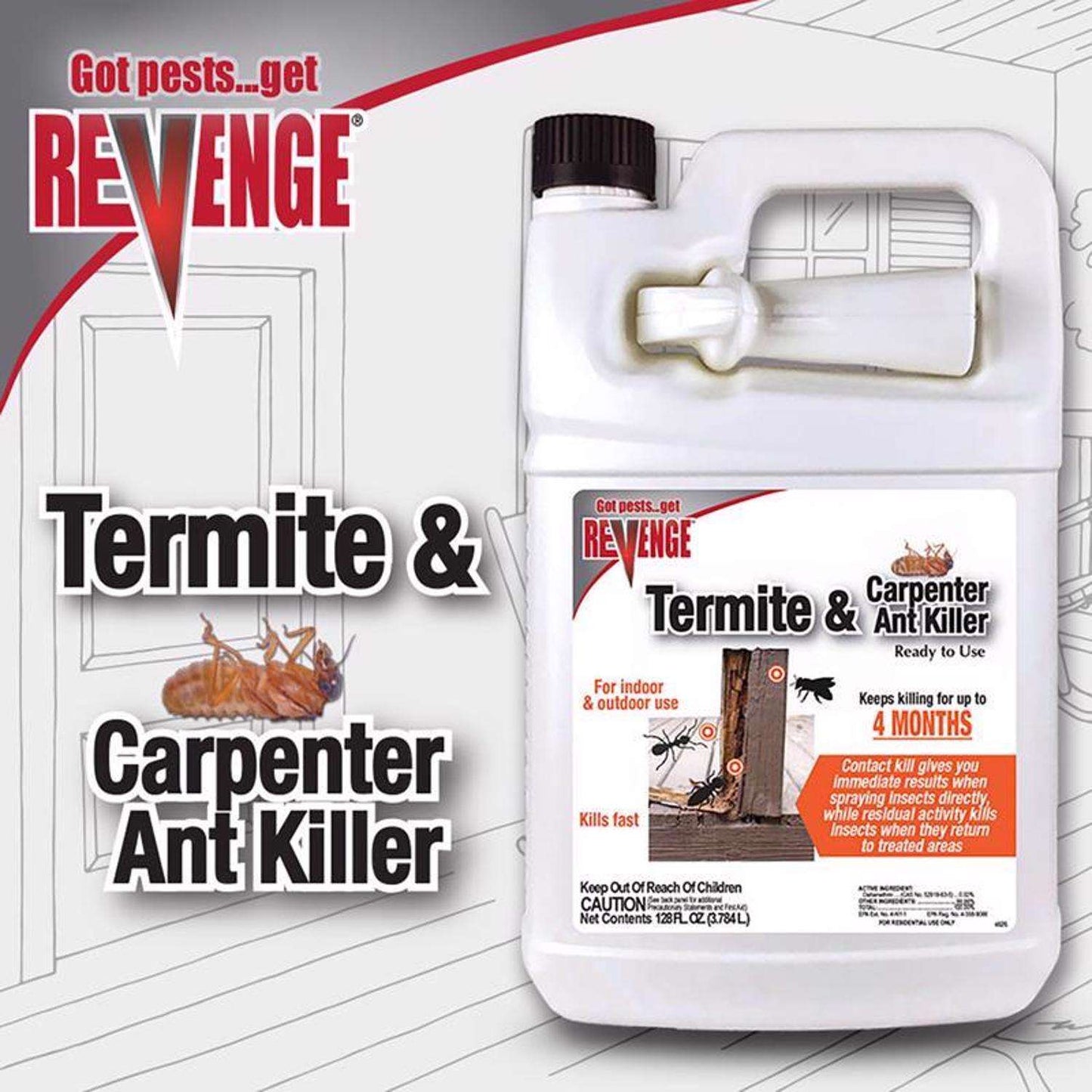  Bonide Revenge Ant Killer Liquid 1 Gal