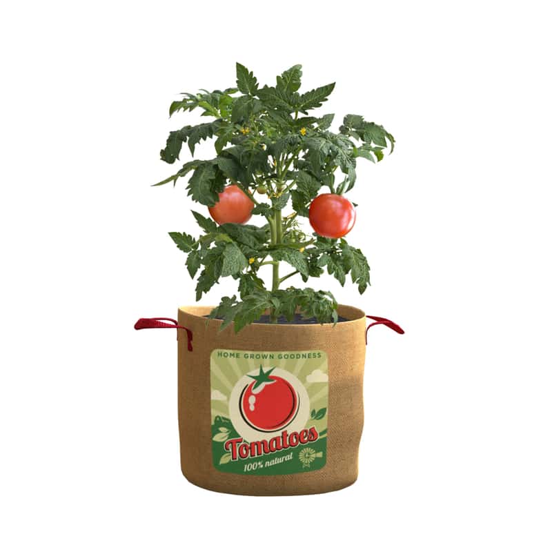  Panacea 20 In. H Burlap Tomato Planter Brown