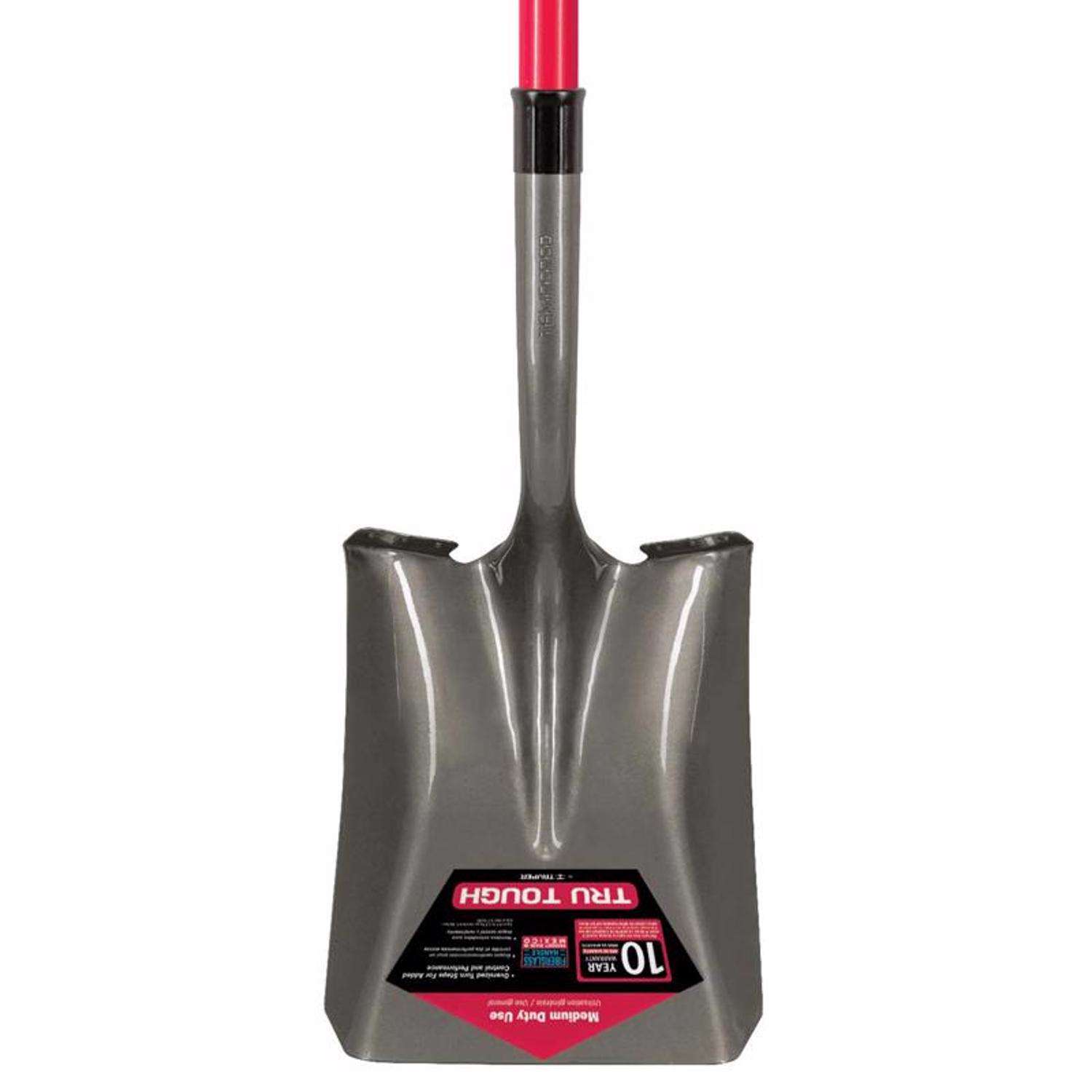  Truper Tru-Tough 57 In. Steel Square Transfer Shovel Fiberglass Handle