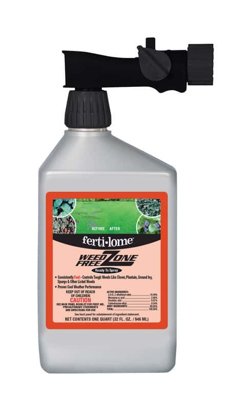  Ferti-lome Weed Free Zone Weed Control RTS Hose-End Concentrate 32 Oz
