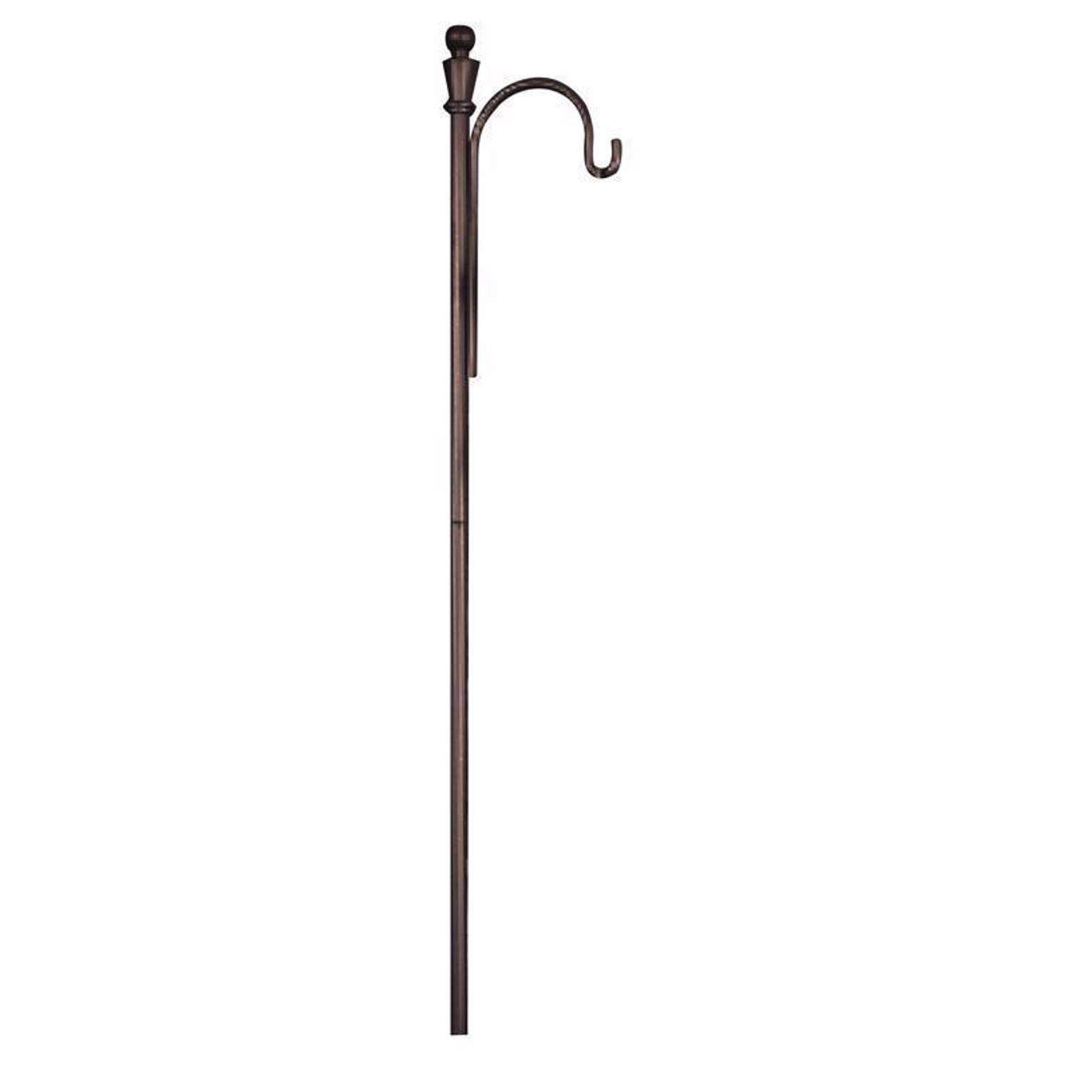  Feit SOLAR FIXTURES Bronze Metal 48 In. H Shepherd's Hook 1 Pk