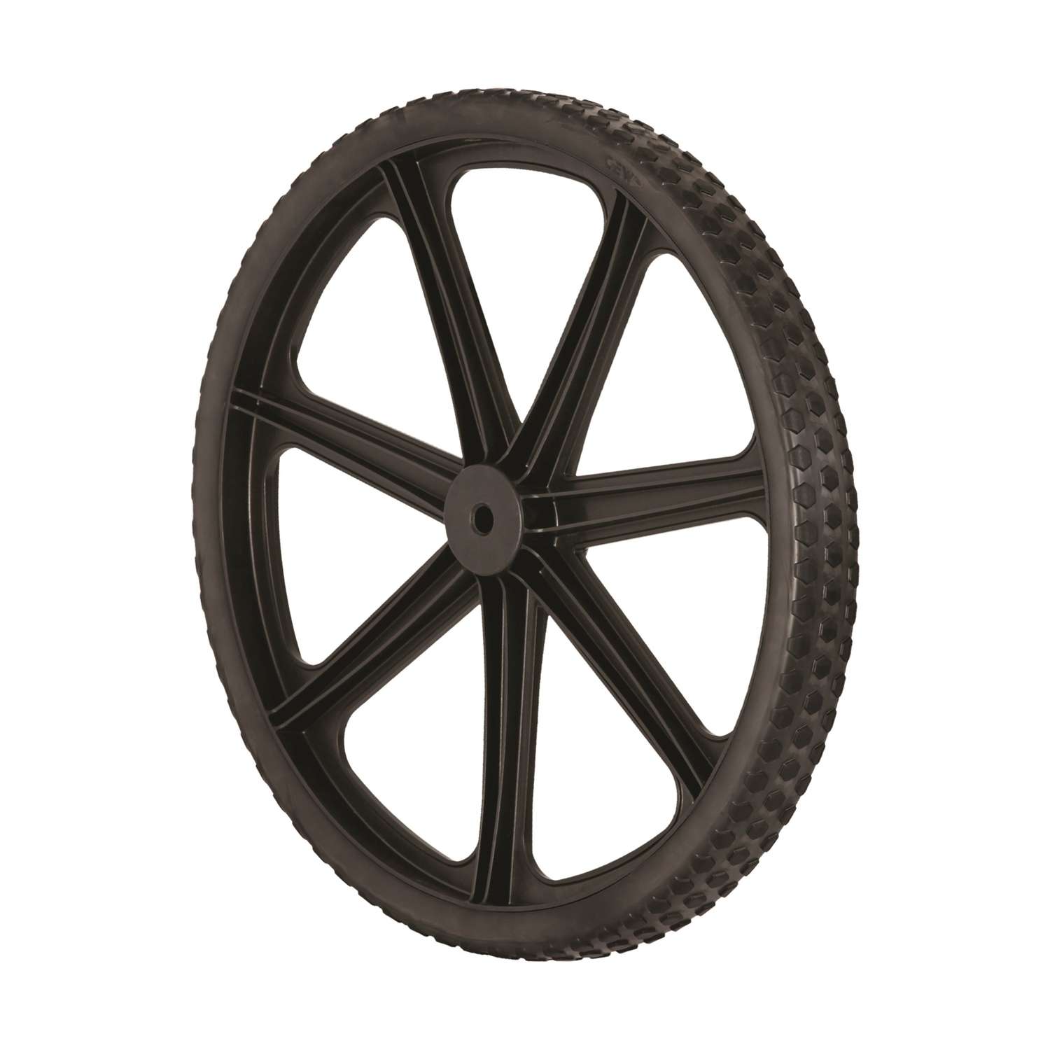  Rubbermaid 20 In. D 200 Lb Wheelbarrow Wheel Rubber