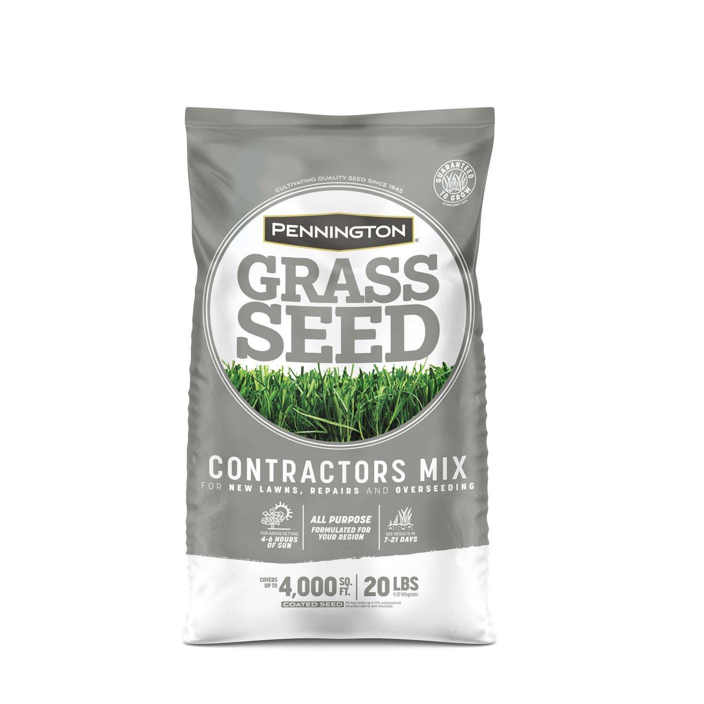  Pennington Contractors Mix Sun Or Shade Grass Seed 20 Lb