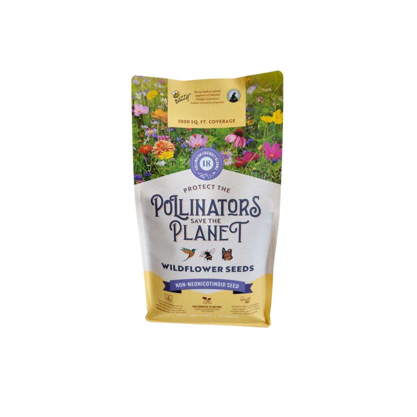  Buzzy Seeds Wildflower Mix Seeds 1 Pk