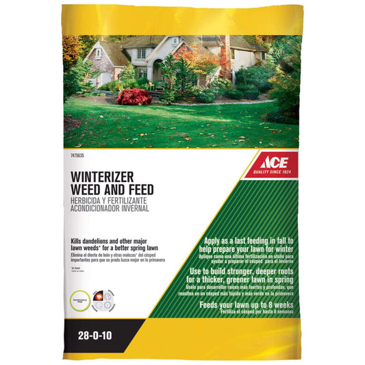 Ace Weed & Feed Lawn Fertilizer For Multiple Grass Types 5000 Sq Ft