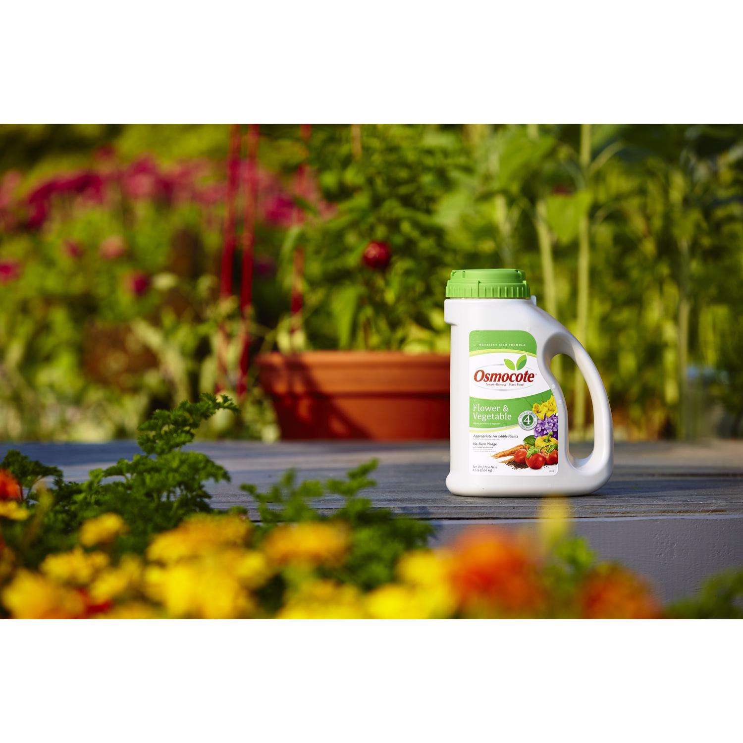  Osmocote Smart-Release Flower & Vegetable Granules Plant Food 4.5 Lb