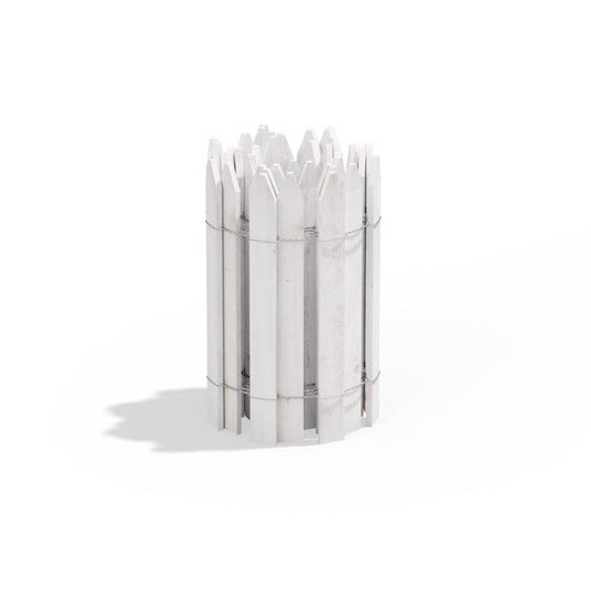  Greenes 144 In. L X 16 In. H Wood White Garden Fence