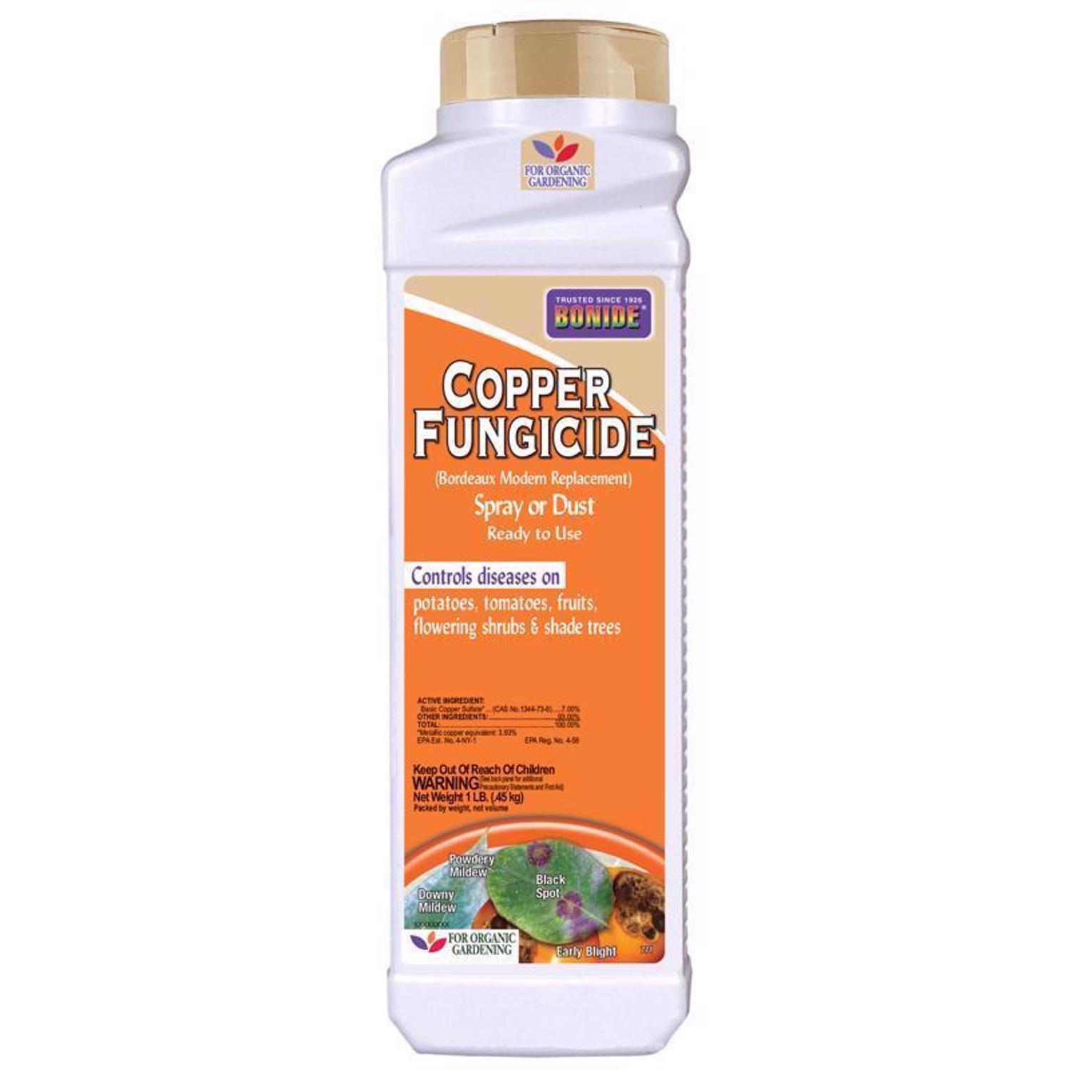  Bonide Organic Dust Copper Fungicide 1 Lb
