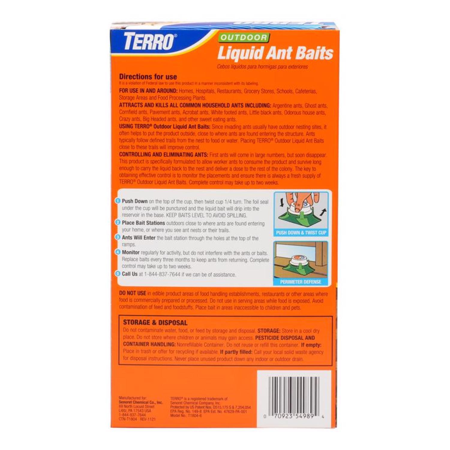  TERRO Ant Bait 4 Pk