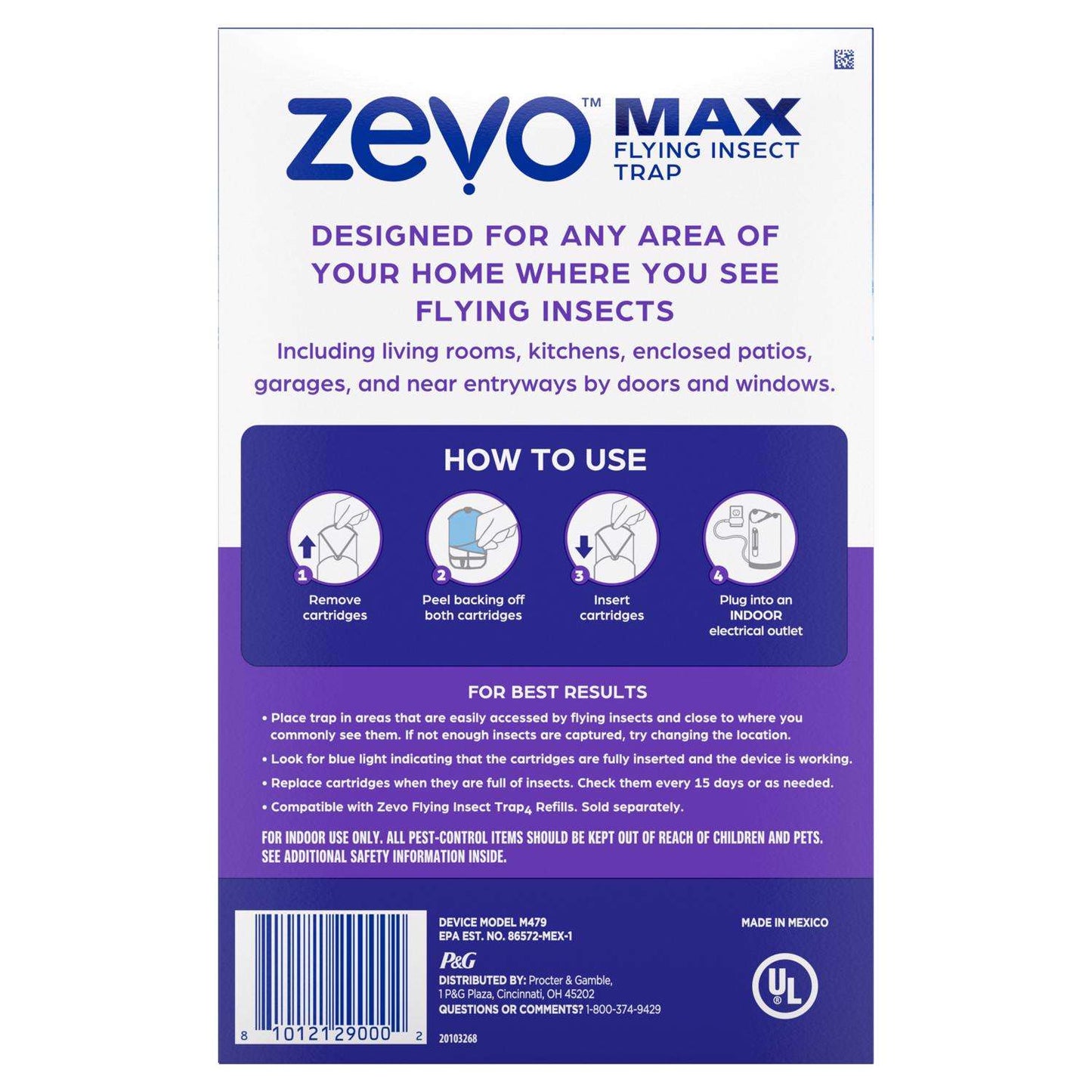  Zevo Max Flying Insect Trap