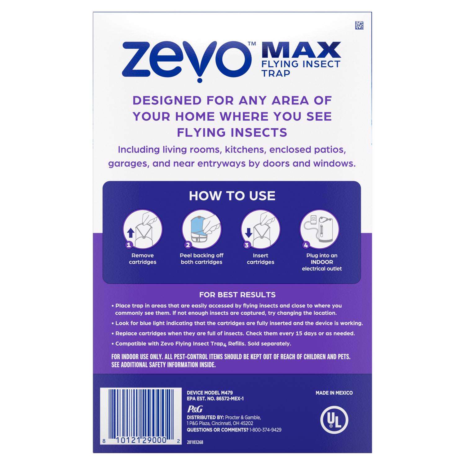  Zevo Max Flying Insect Trap