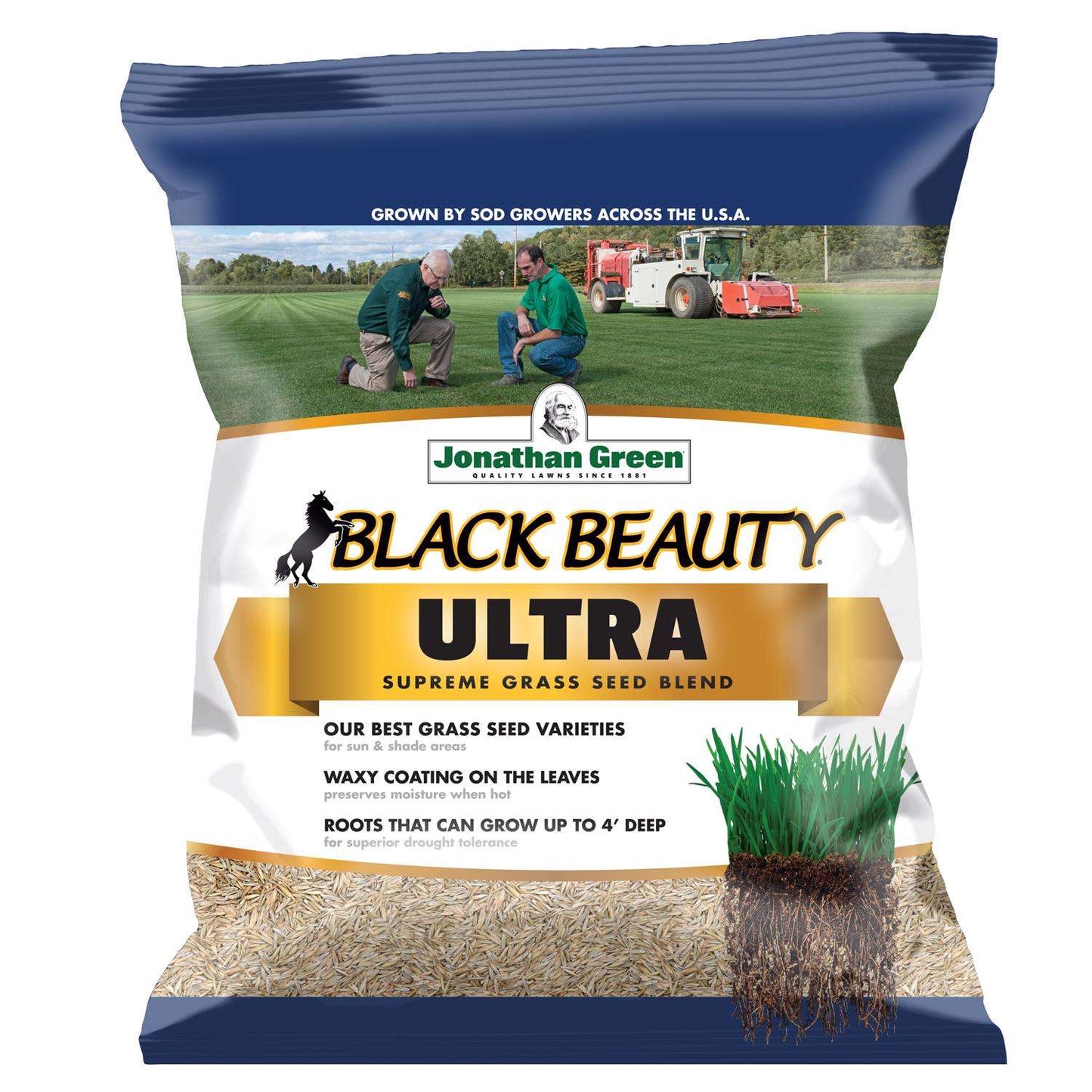  Jonathan Green Black Beauty Ultra All Grasses Sun Or Shade Grass Seed 3 Lb