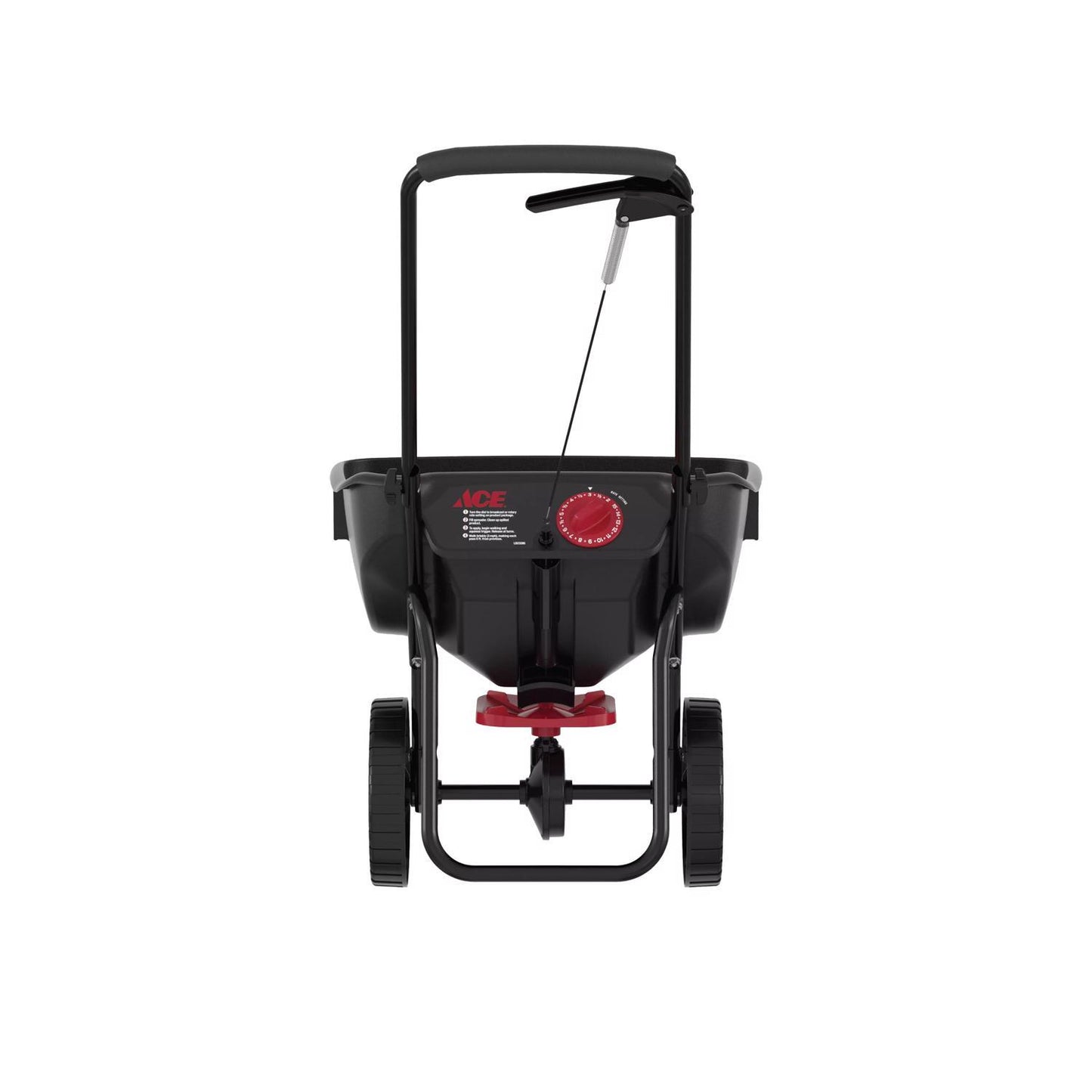  Ace Broadcast Push Spreader For Fertilizer/Ice Melt/Seed 10000 Sq Ft