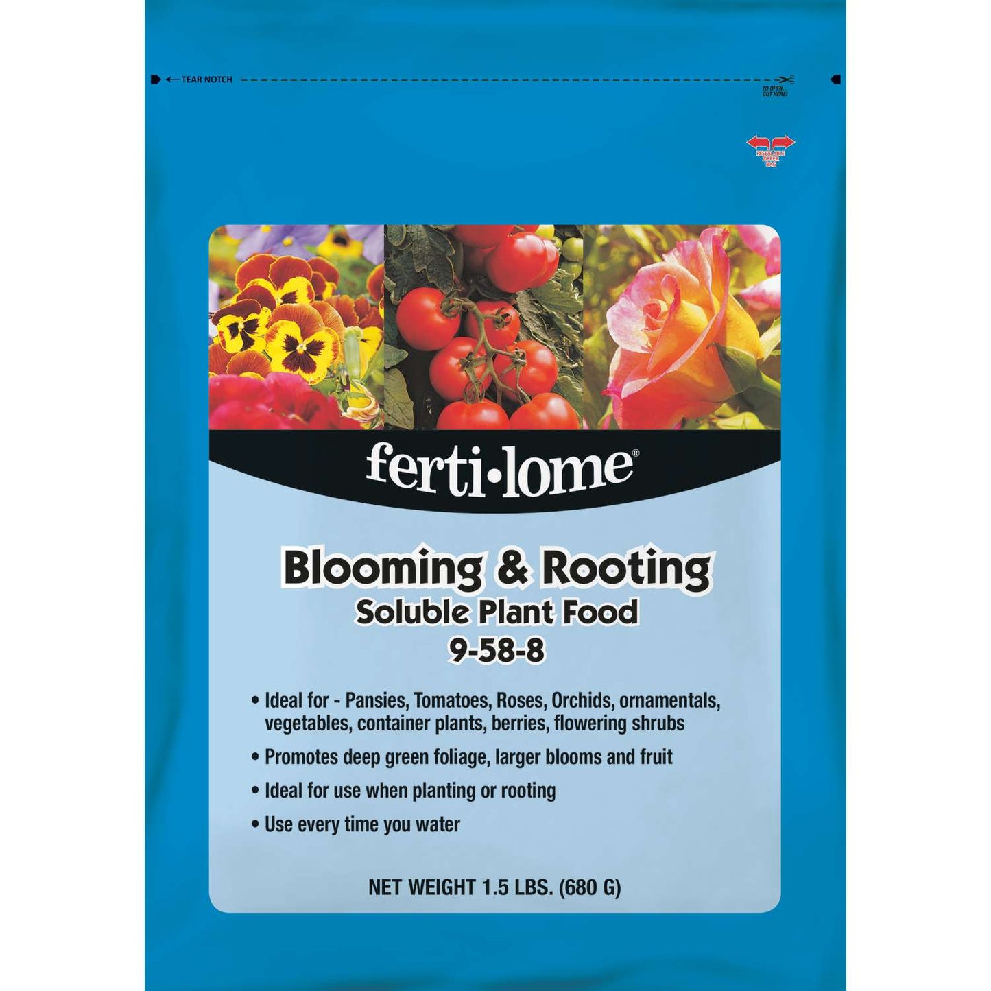  Ferti-lome Blooming & Rooting Granules Plant Food 1.5 Lb