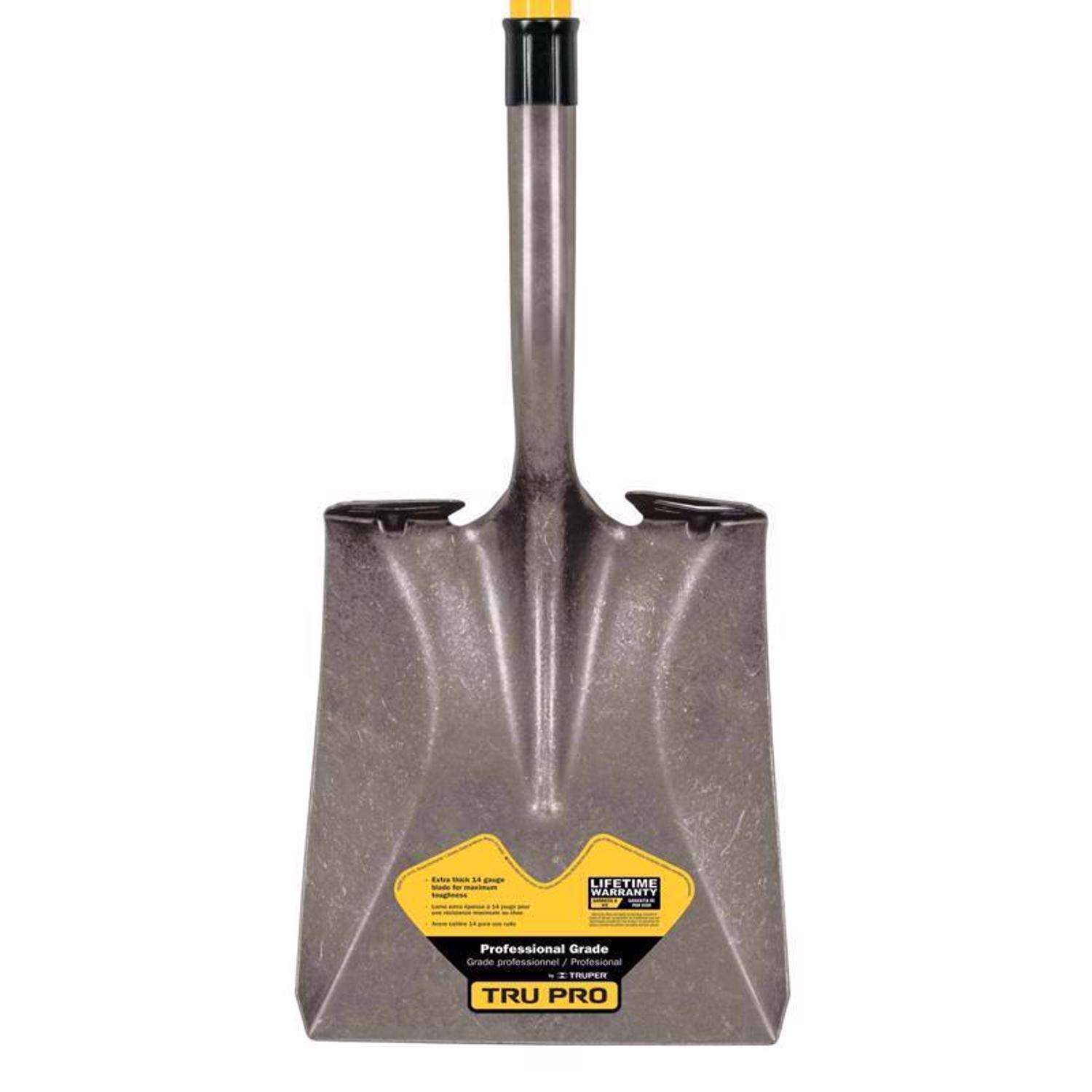  Truper Tru-Tough 41 In. Steel Square Transfer Shovel Fiberglass Handle