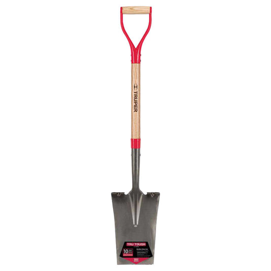  Truper Tru-Tough 41 In. Steel Square Garden Spade Wood Handle