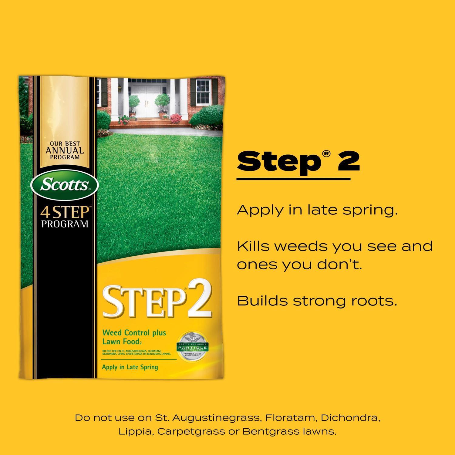  Scotts 4 Step Annual Program Lawn Food For All Grasses 15000 Sq Ft (For Seeding)