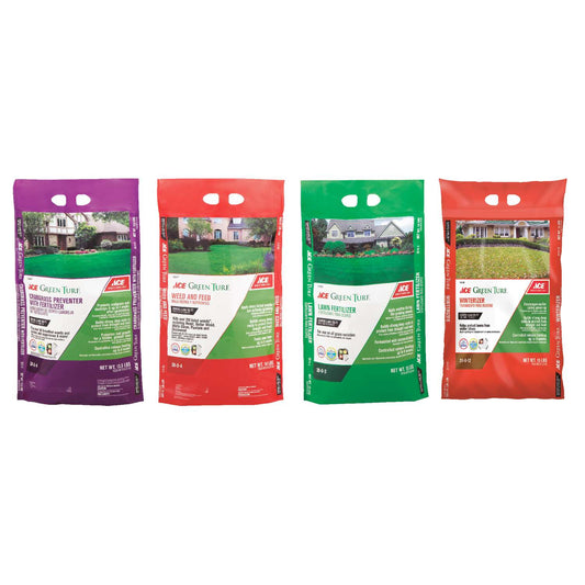  Ace 4 Step Annual Program Lawn Fertilizer For All Grasses 5000 Sq Ft