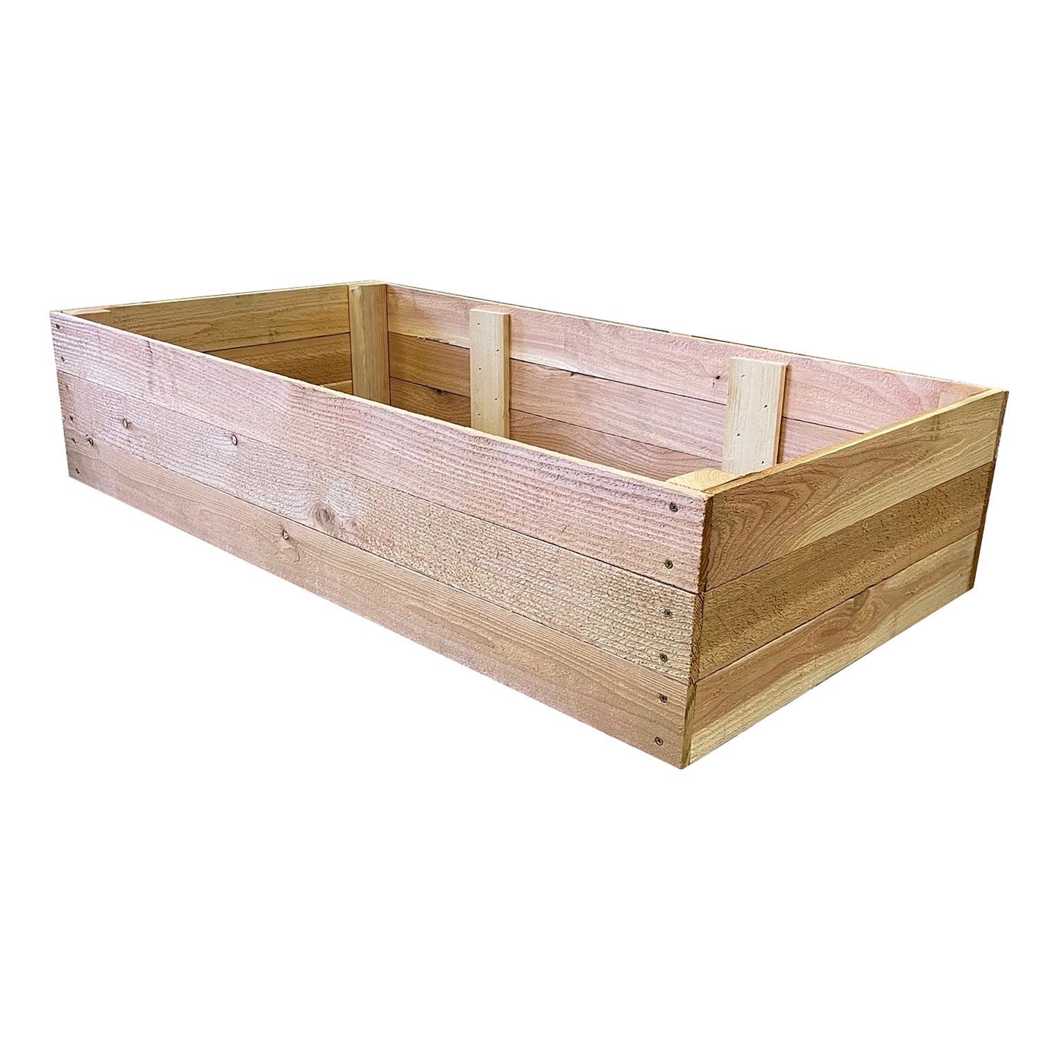  Real Wood Products 10.5 In. H X 72 In. W X 36 In. D Cedar Western Raised Garden Bed Natural