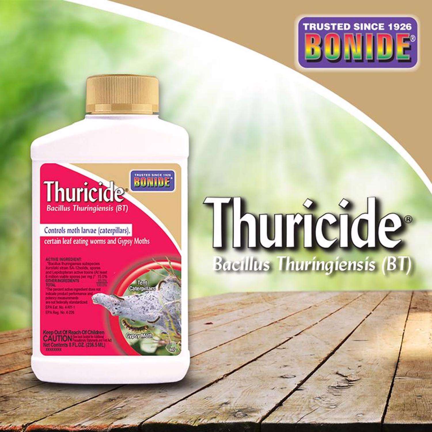  Bonide Thuricide Organic Insect Killer Liquid Concentrate 8 Oz