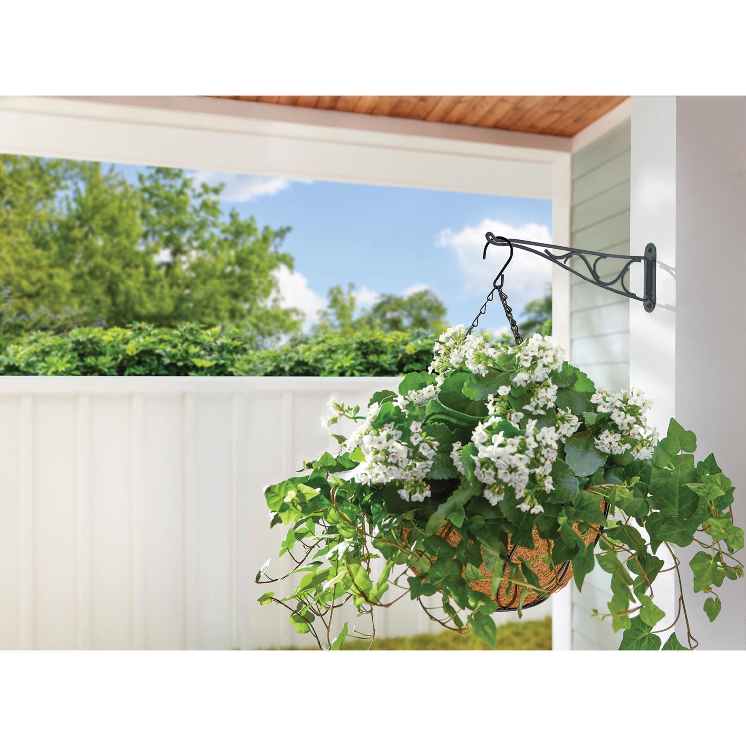  Living Accents Black Steel 10 In. H Swivel Plant Hook 1 Pk