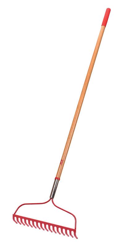  Ace 60 In. 16 Tine Steel Bow Rake Wood Handle