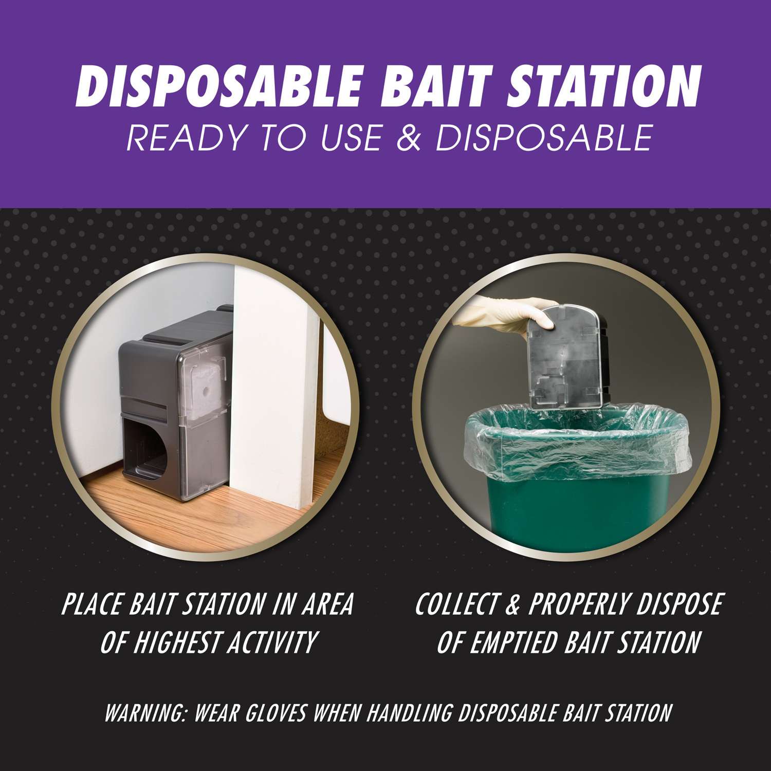  Tomcat Advanced Bait Station And Bait Blocks For Rats 1 Pk