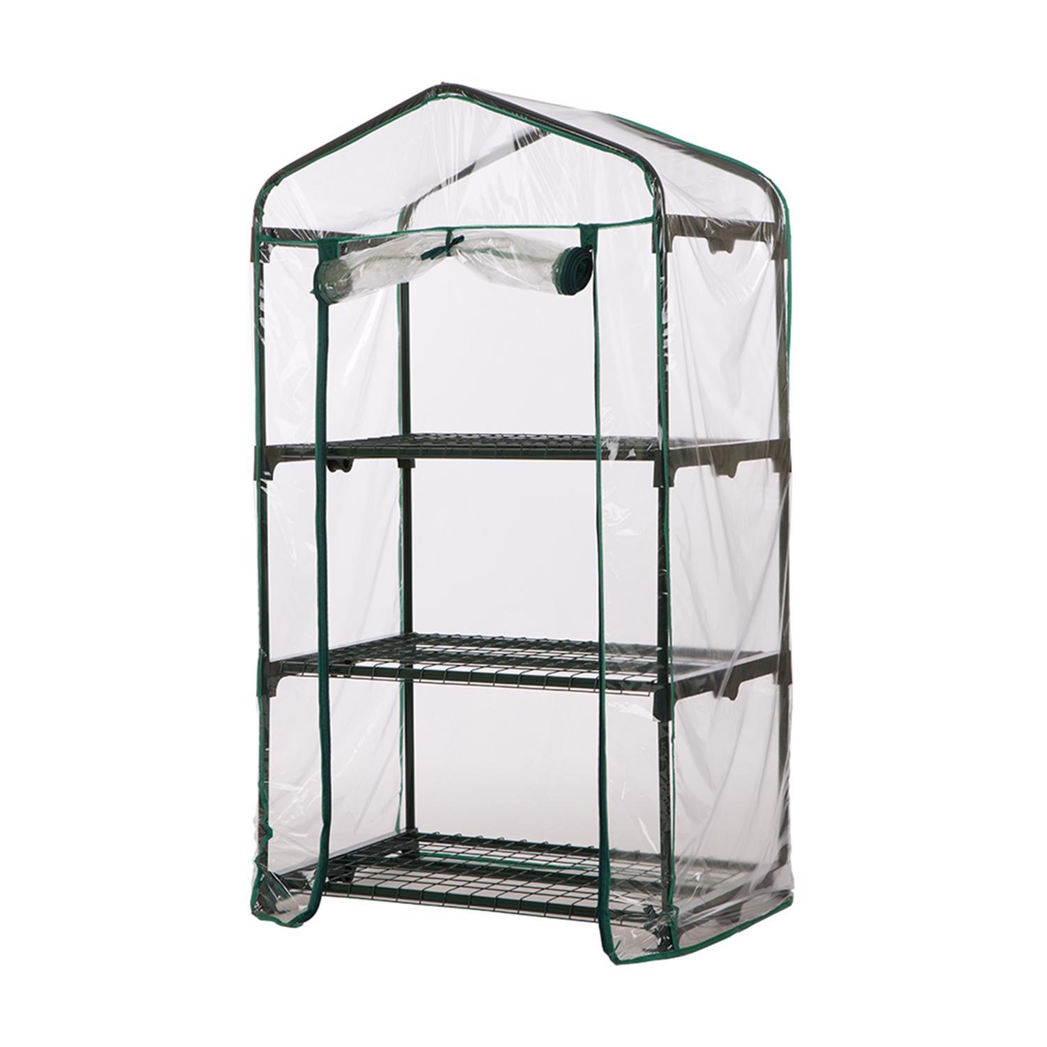  Glitzhome Green 19.25 In. W X 27.6 In. D X 49.25 In. H Pop-Up Greenhouse