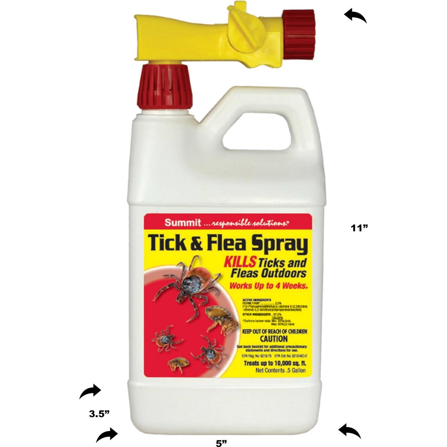  Summit Tick & Flea Insect Killer Liquid Concentrate 0.5 Gal