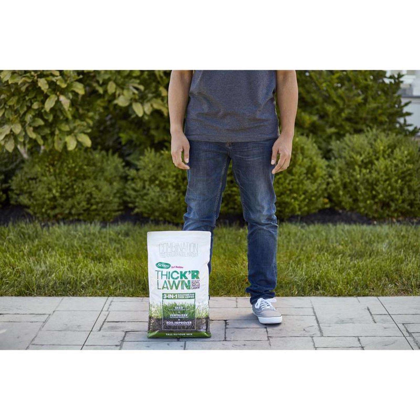  Scotts Turf Builder Tall Fescue Grass Sun Or Shade Grass Seed And Fertilizer 12 Lb