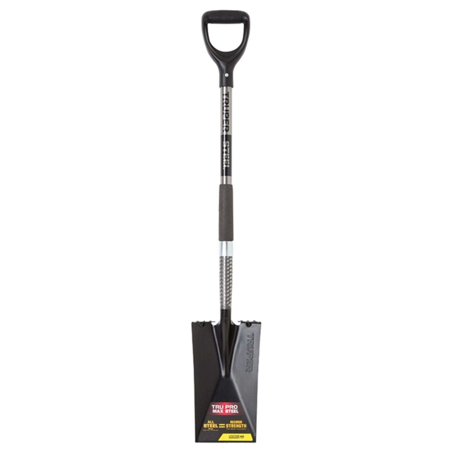  Truper Tru Pro 42 In. Steel Square Garden Spade Steel Handle