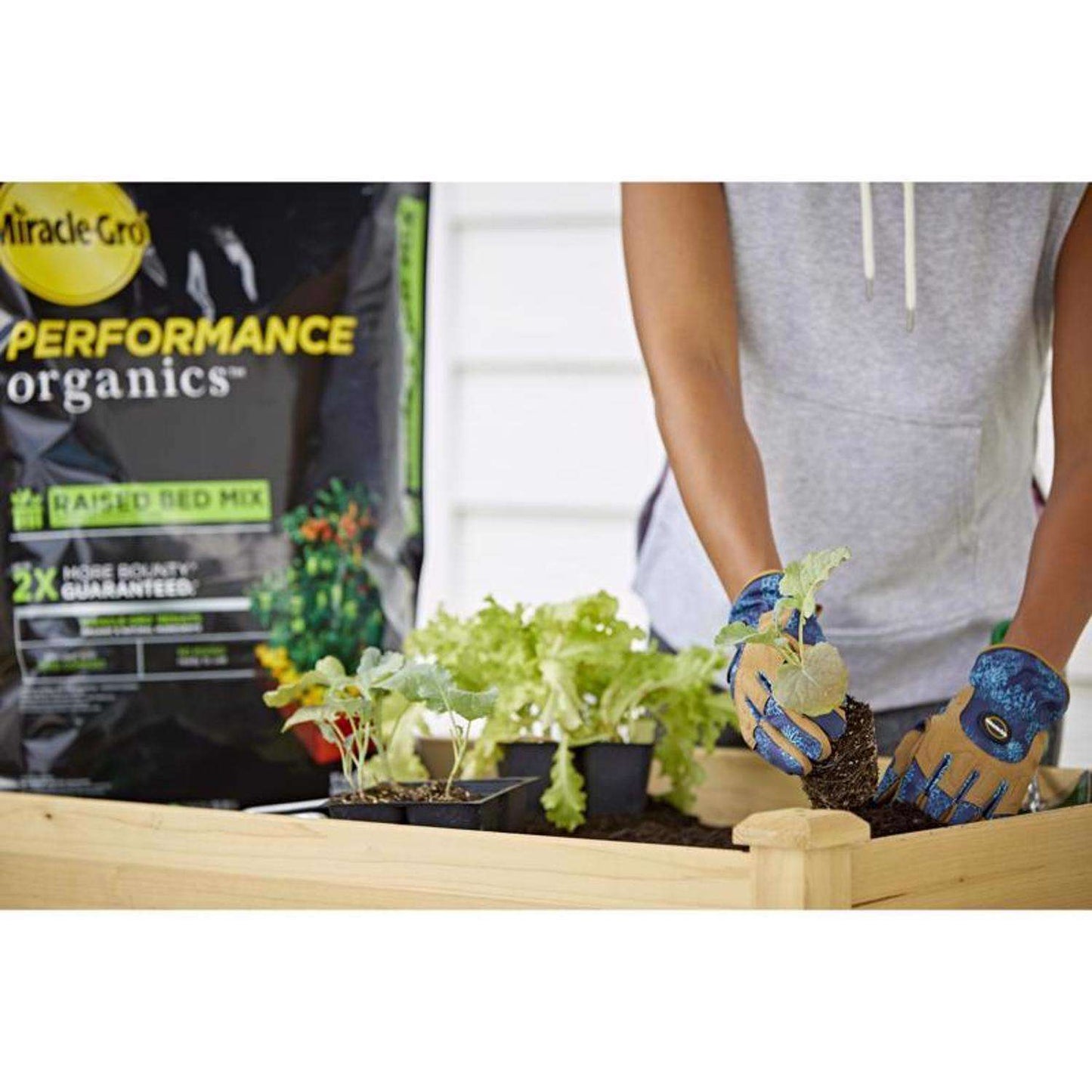  Miracle-Gro Performance Organics Organic All Purpose Raised Bed Soil 1.3 Cu Ft