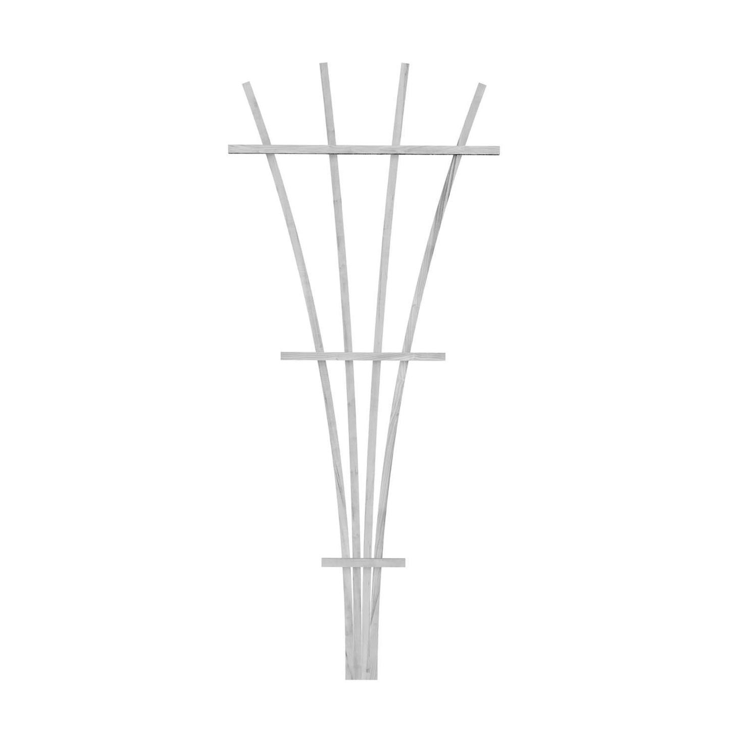  Panacea 48 In. H X 1-1/2 In. W White Wood Vine Supports