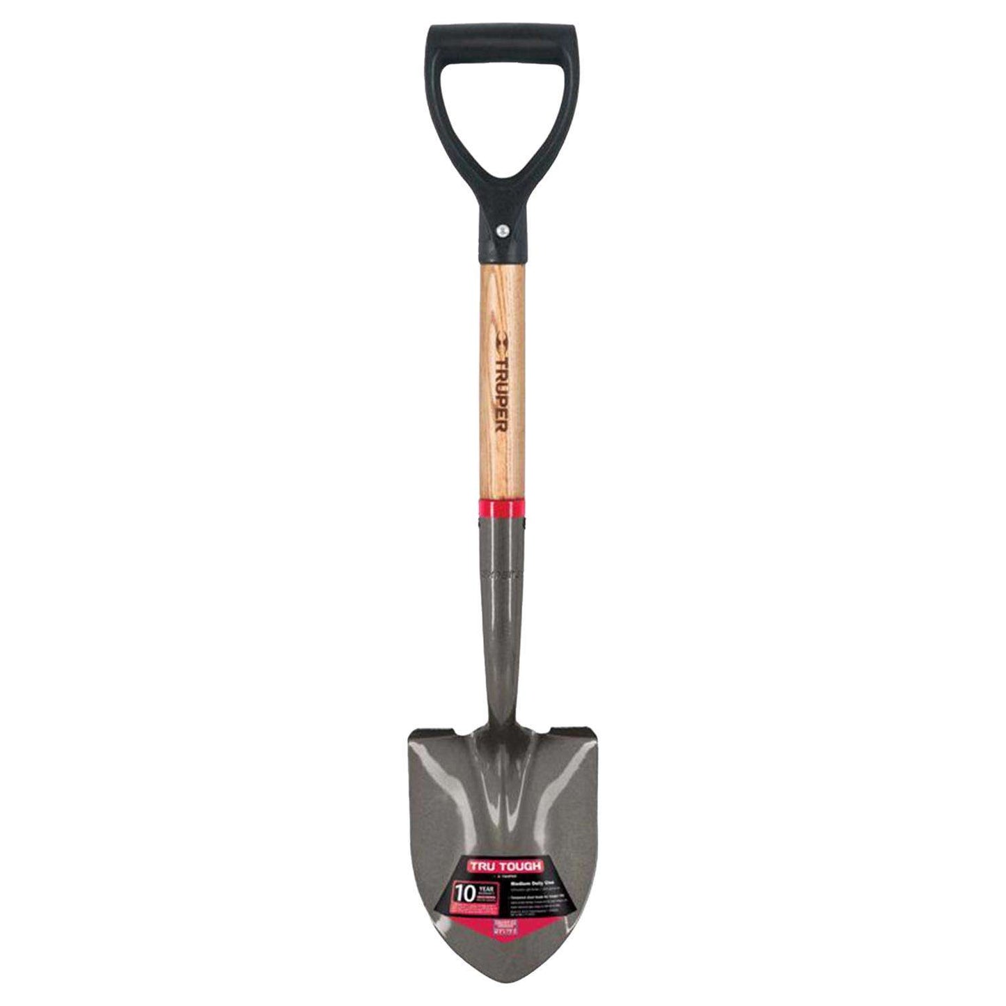  Truper Tru-Tough 27 In. Steel Round Utility Shovel Wood Handle