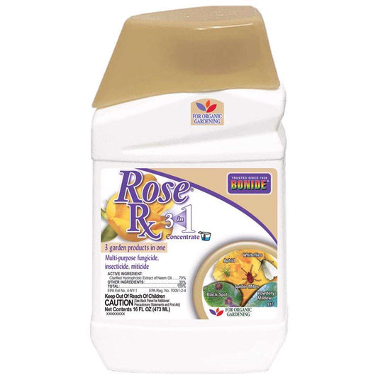  Bonide Rose Rx Organic Concentrated Liquid Disease Control 16 Oz